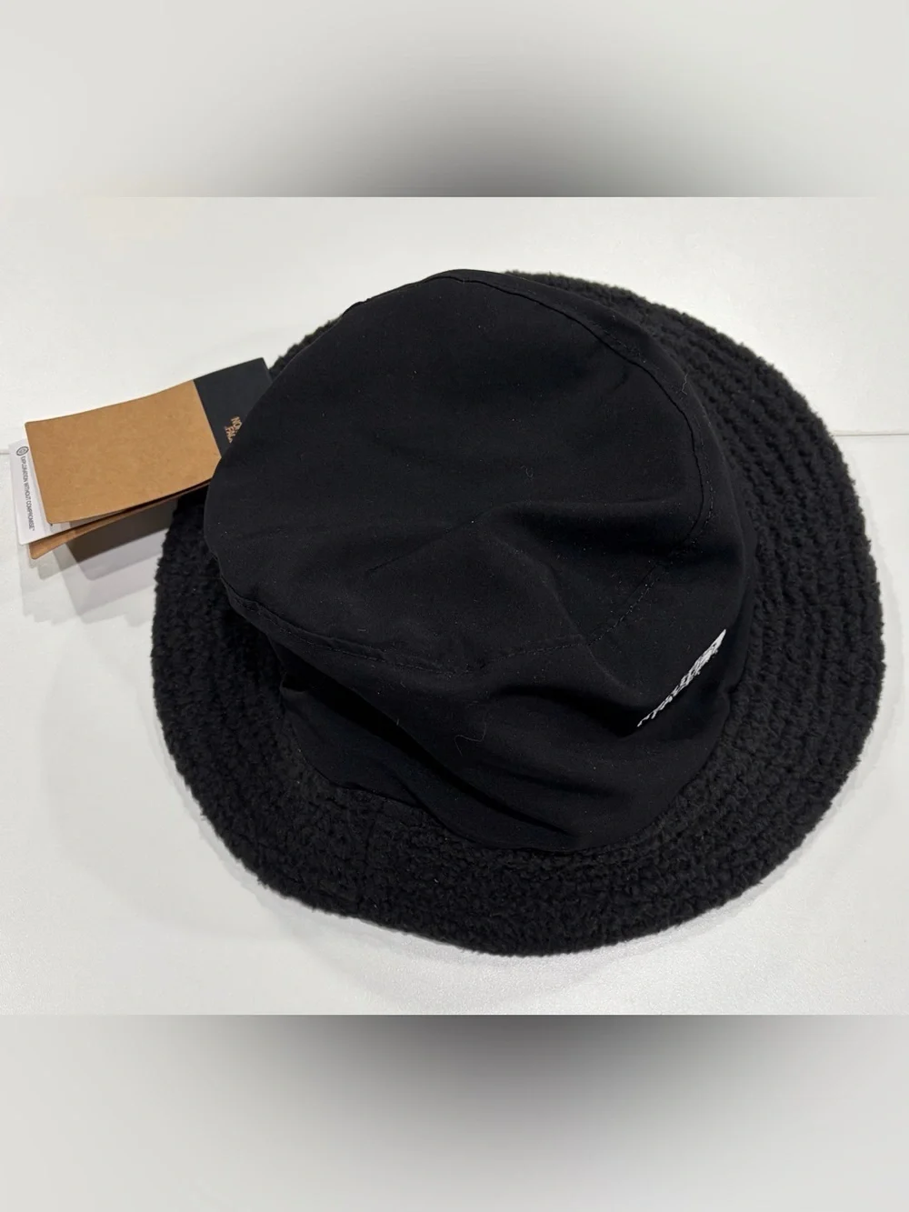The North Face Adult L/XL Yumiori Fleece Bucket Hat Gray Black NWT Adjustable